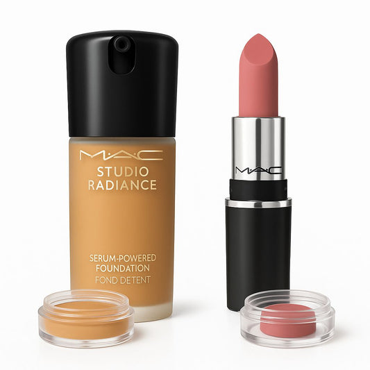 Mac Foundation and Lipstick Sample Combo
