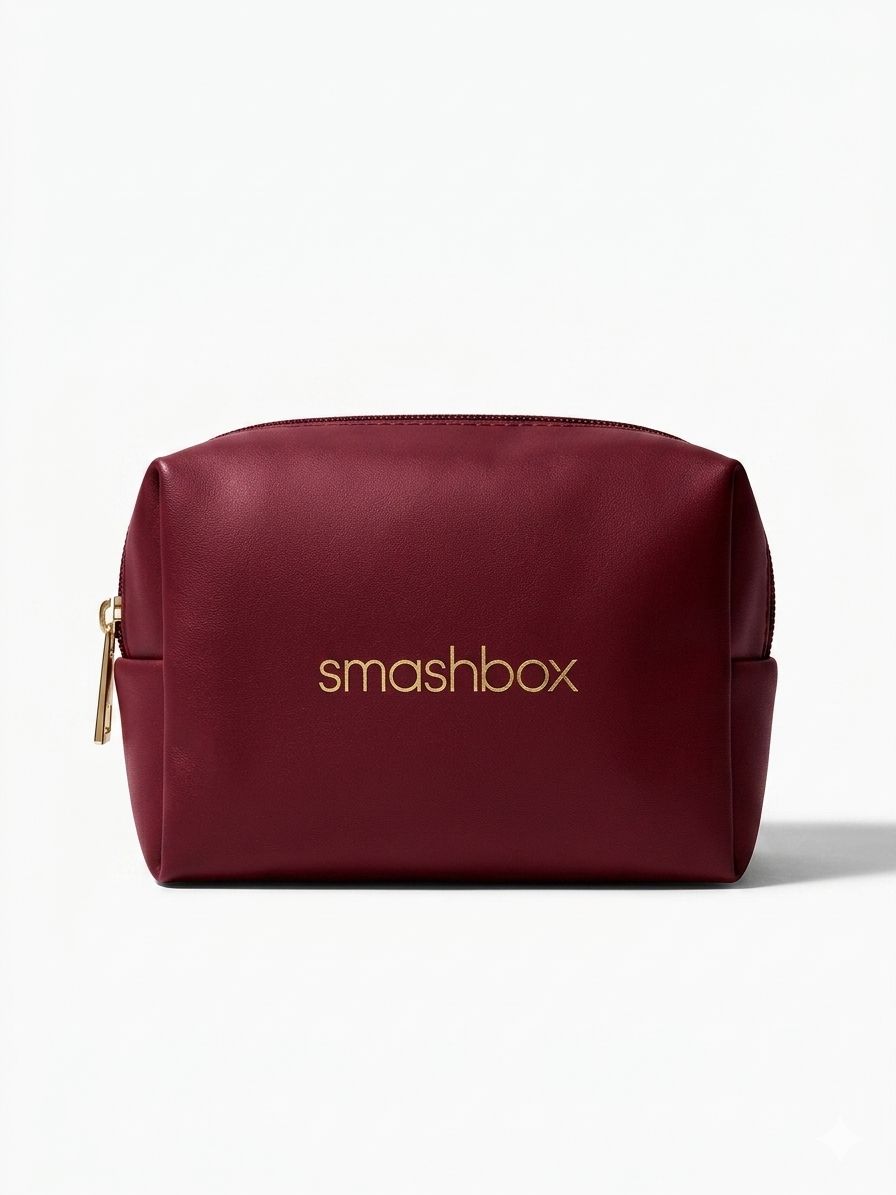 Smashbox Makeup Bag - Burgundy hue