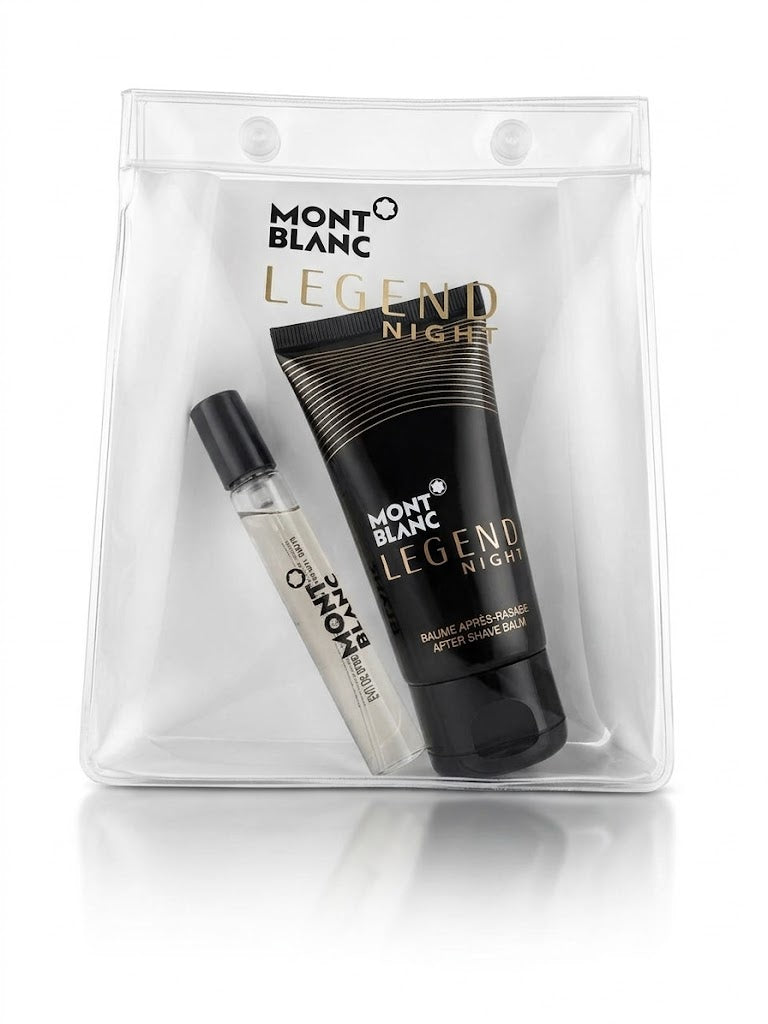 Montblanc After Shave Balm and Eau de Parfum / Fragrance Travel mini combo