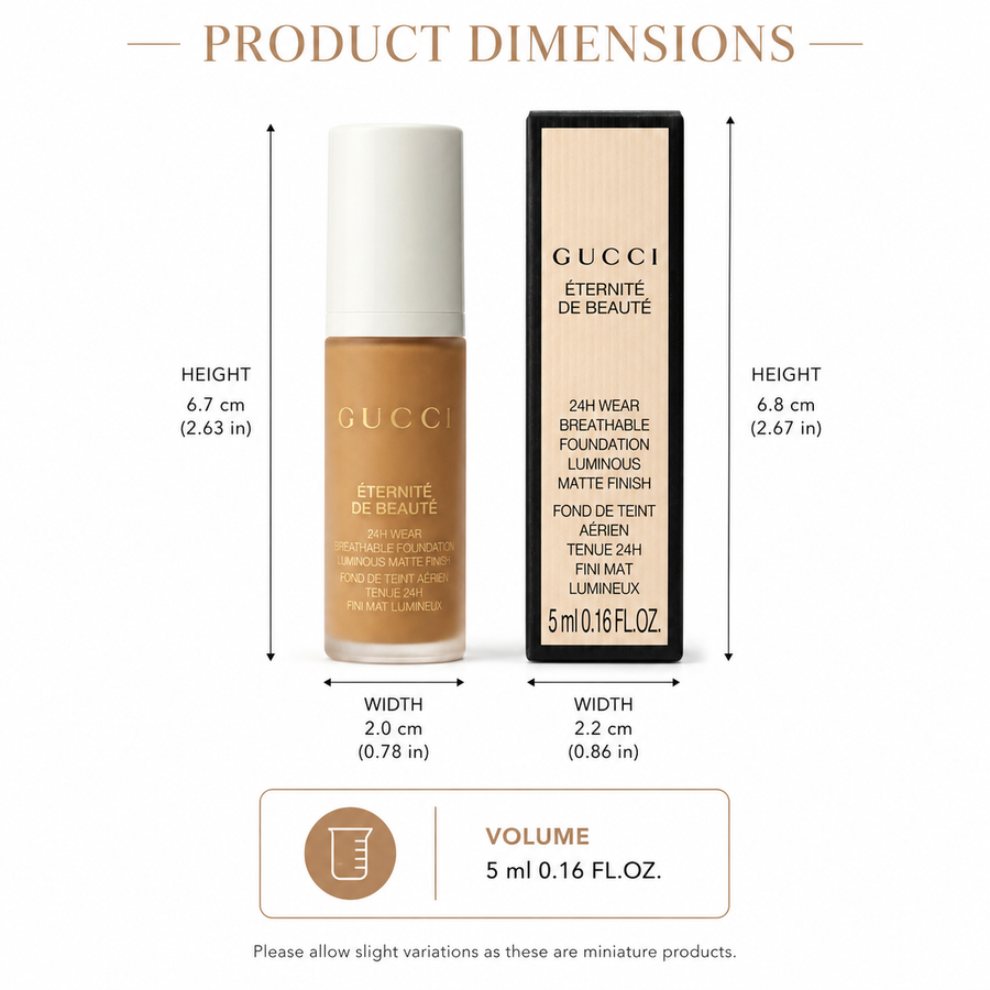 GUCCI eternite de beaute foundation 5ml- 510 N Deep