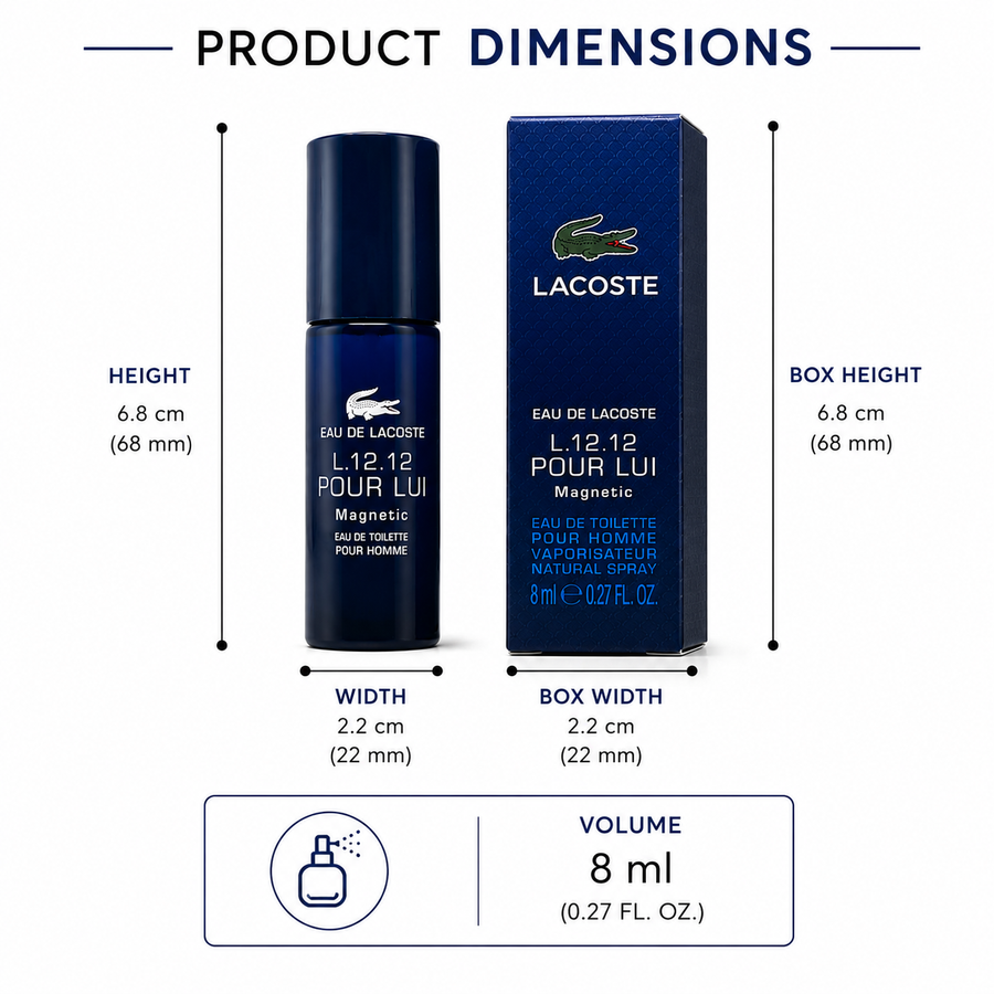 Lacoste Eau de Lacoste L.12.12 Pour Lui Magnetic (8 ml Travel Spray)