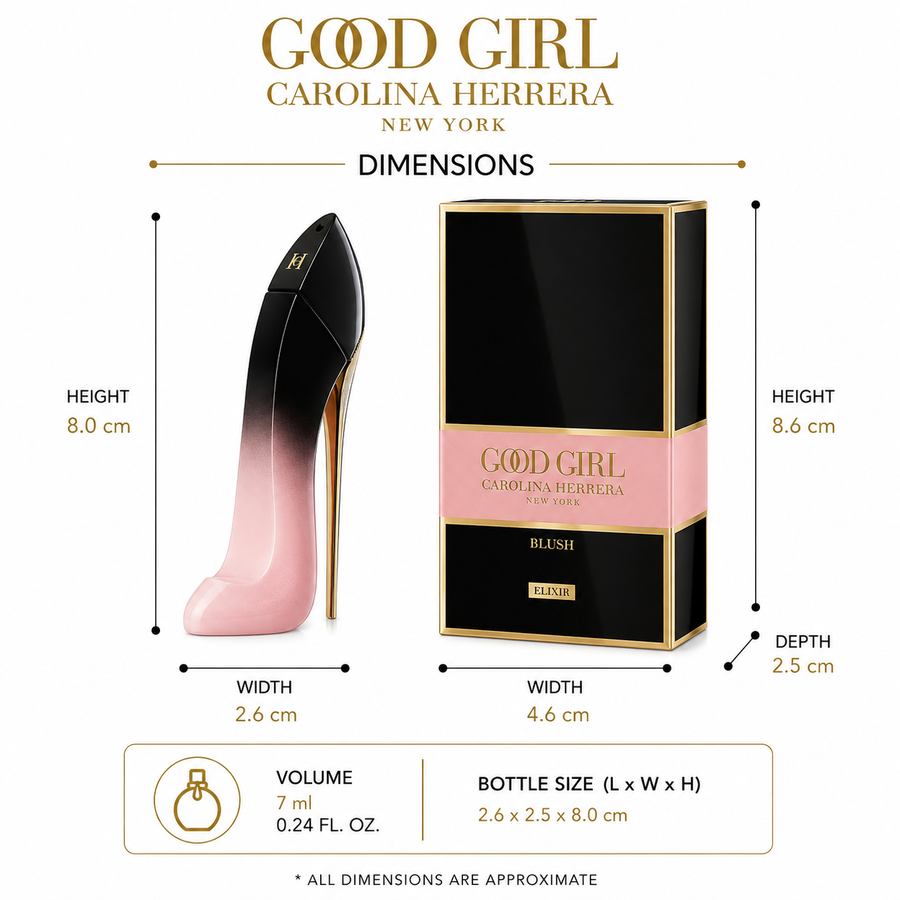 Carolina Herrera Good Girl Eau De Parfum Blush Elixir - Mini (0.24 oz/7ml)