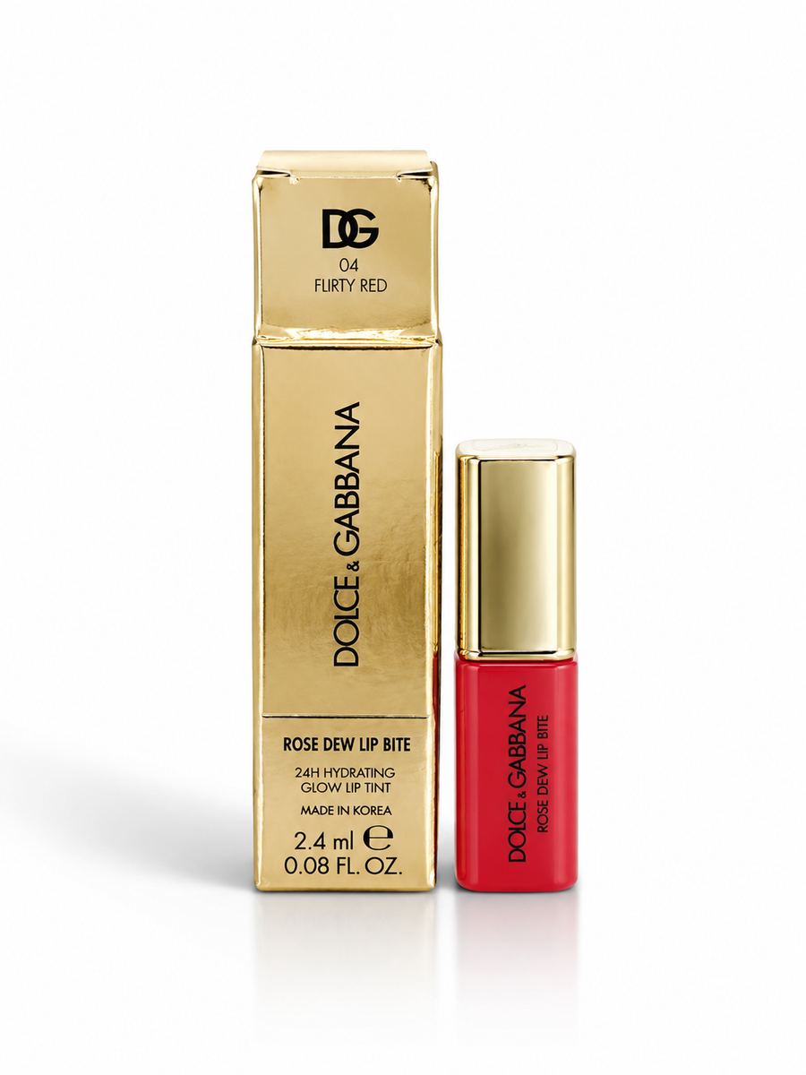 Dolce & Gabbana Rose Dew Lip Bite – 04 Flirty Red (Mini)-2.4ml