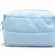 Dream Beauty - Light blue quilted cosmetic pouch