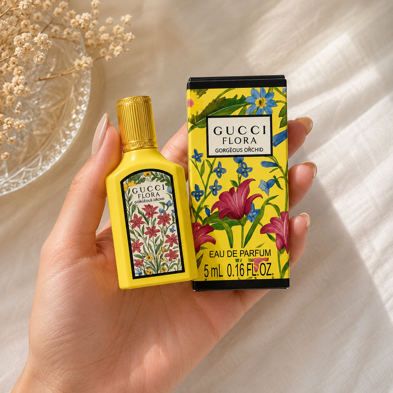 Gucci Flora Gorgeous Orchid Eau  de Parfum – Mini (5ml / 0.17 fl oz)
