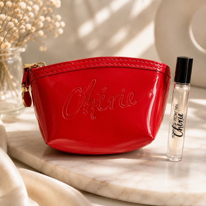Kate Spade Chérie Perfume Vial and Pouch Combo
