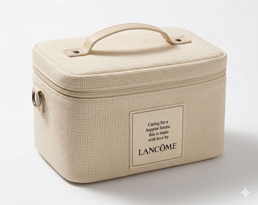 Lancôme cosmetic bag / travel vanity case .