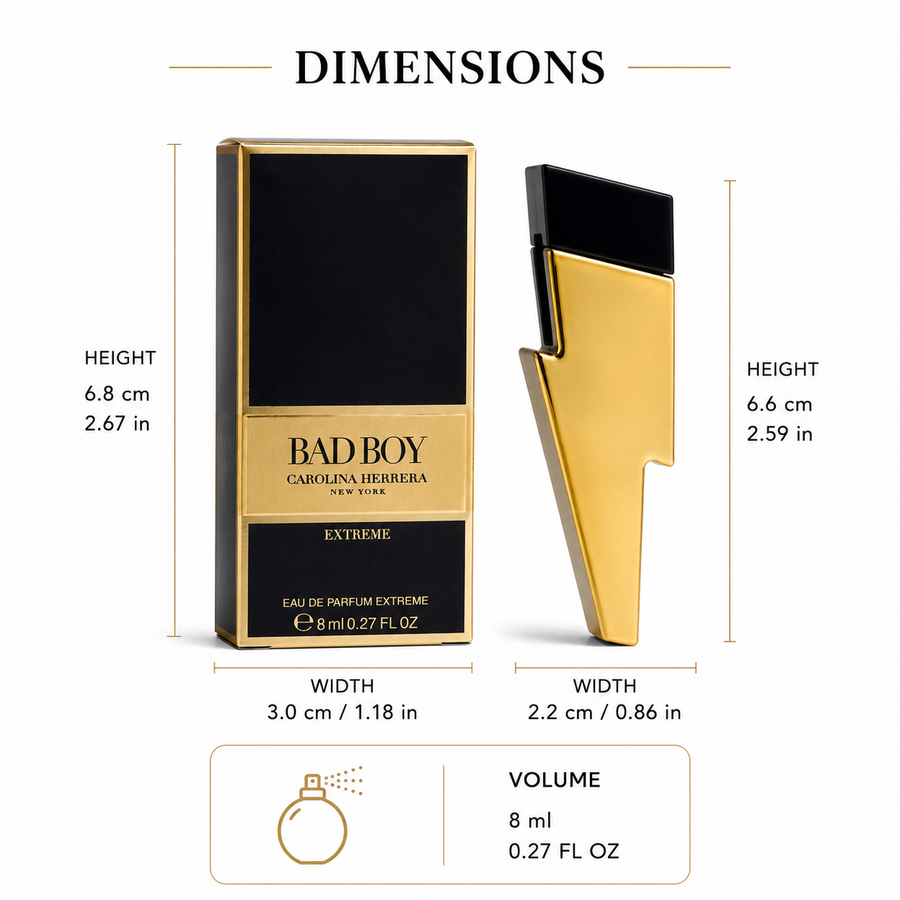 Carolina Herrera Bad Boy EDT – Mini (8ml / 0.27 fl oz)