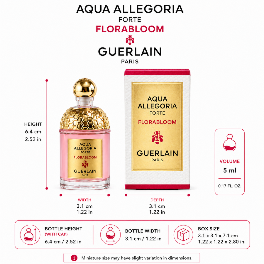 Guerlain Aqua Allegoria Florabloom Forte Eau de Parfum – Mini (7.5ml / 0.25 fl oz)