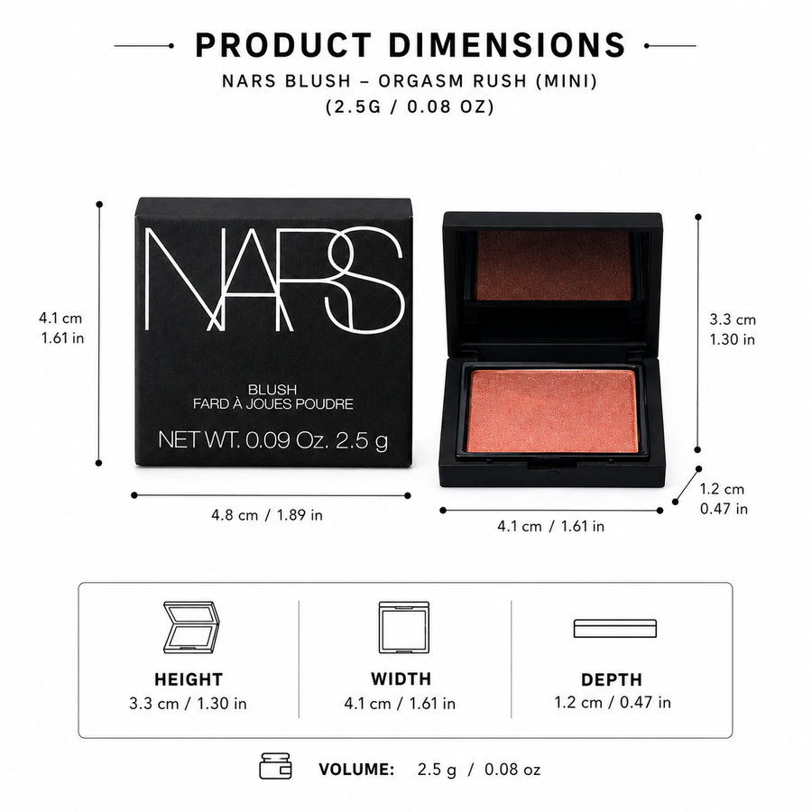 NARS Blush – Orgasm Rush (Mini) (2.5g / 0.08 oz)