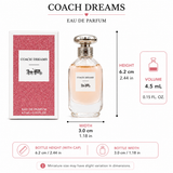 Coach Dreams - Eau De Parfum - Mini ( 0.15oz / 4.5 ml)