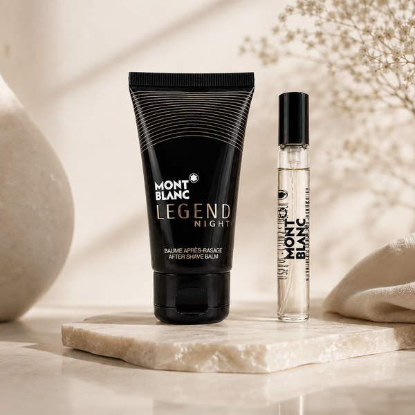 Montblanc After Shave Balm and Eau de Parfum / Fragrance Travel mini combo