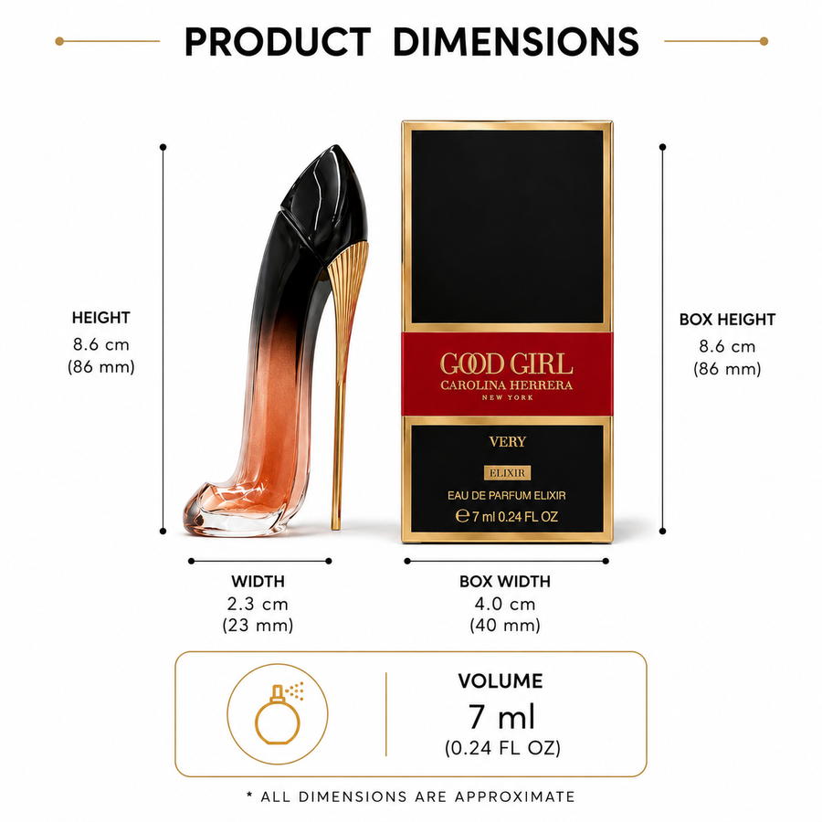 Carolina Herrera Very Good Girl - EDP-  Elixir - Mini (0.24 oz / 7ml)