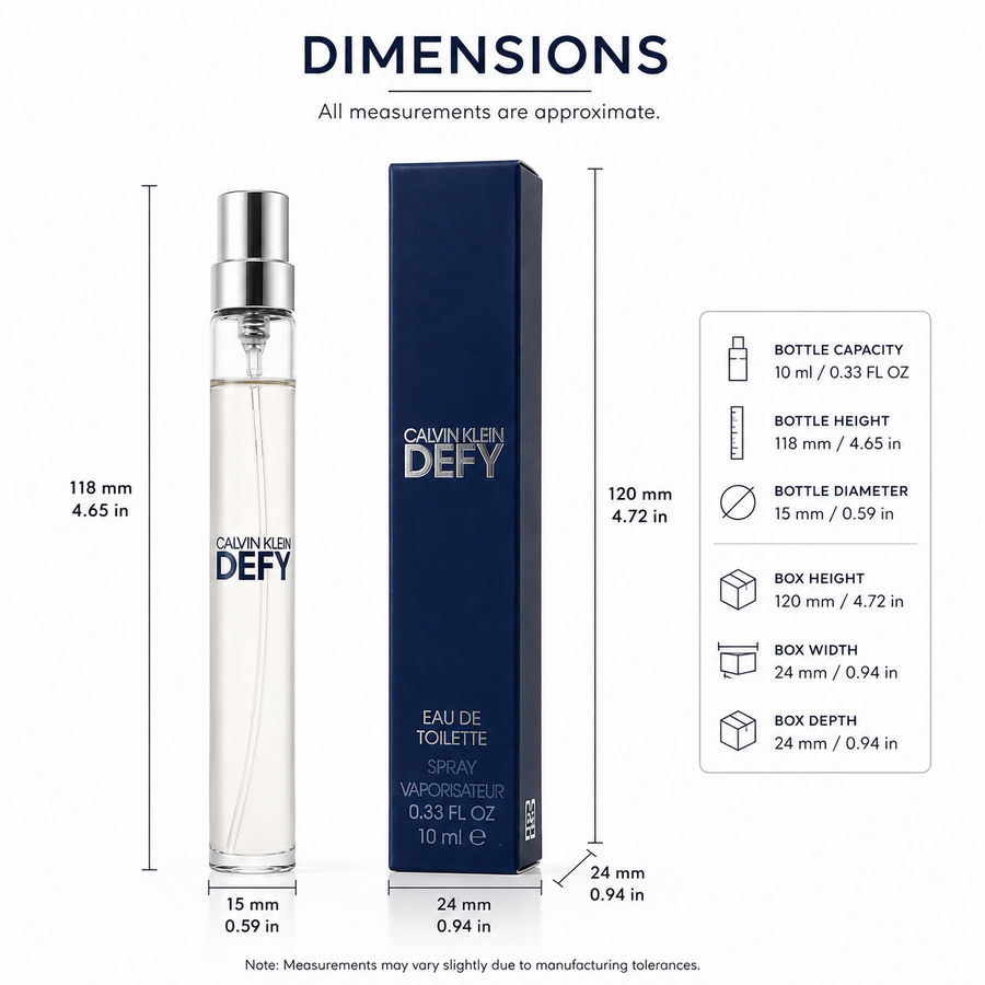 Calvin Klein Defy - Mini - EDT - (10 ml / 0.33 fl oz)