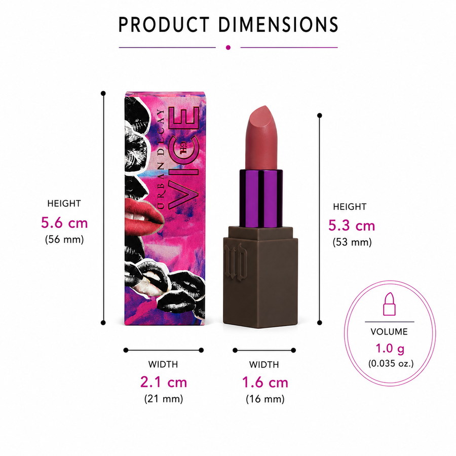 Urban Decay Vice Lipstick – Backtalk Matte (1g / 0.035 oz Mini)