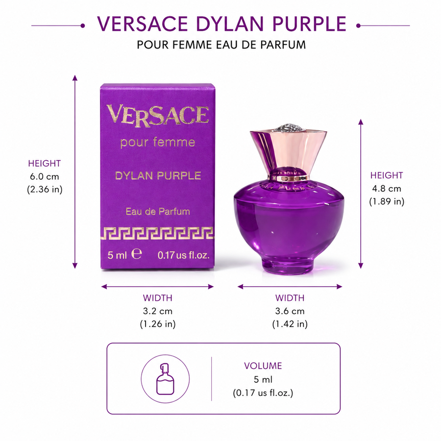 Versace Dylan Purple - EDP- Mini (0.17 oz / 5ml)