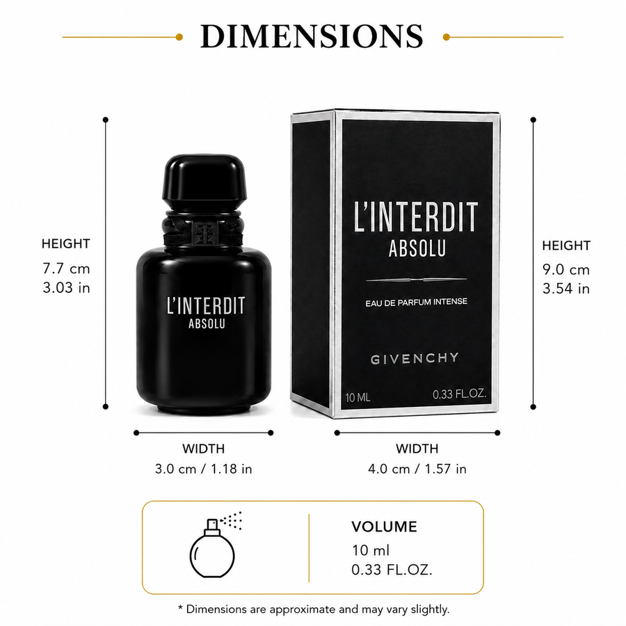 Givenchy L’Interdit Absolu EDP Intense – Mini (10ml)
