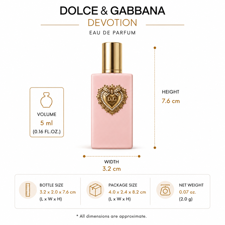 Dolce & Gabbana My Devotion. Eau de Parfum Intense (5 ml Mini)
