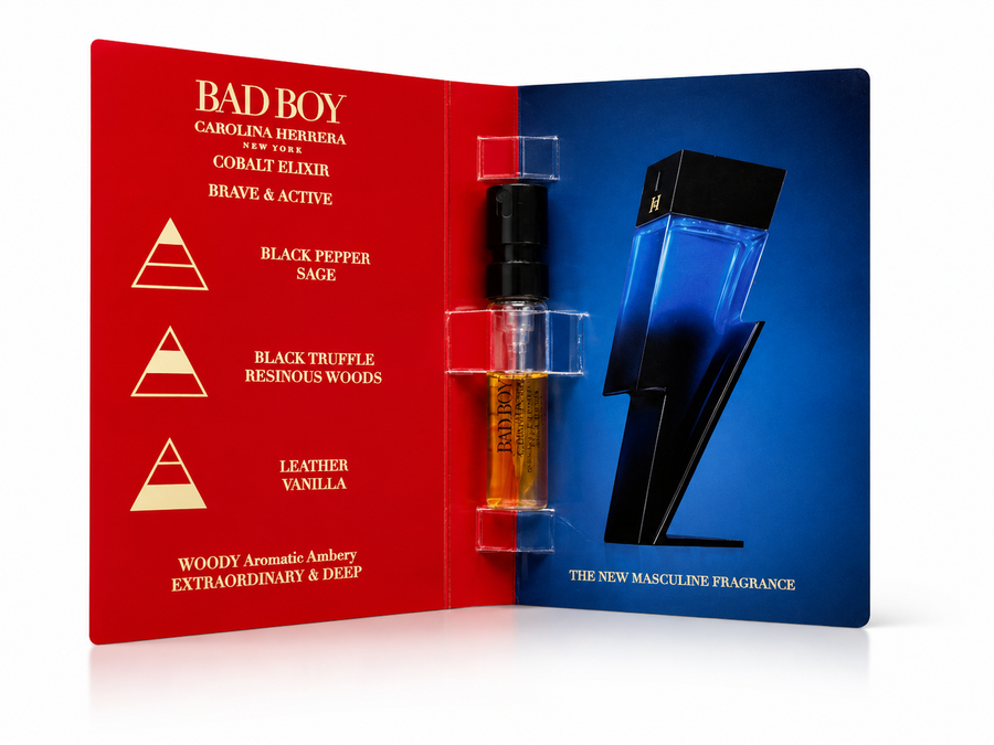 Carolina Herrera Bad Boy Cobalt Elixir - Vial