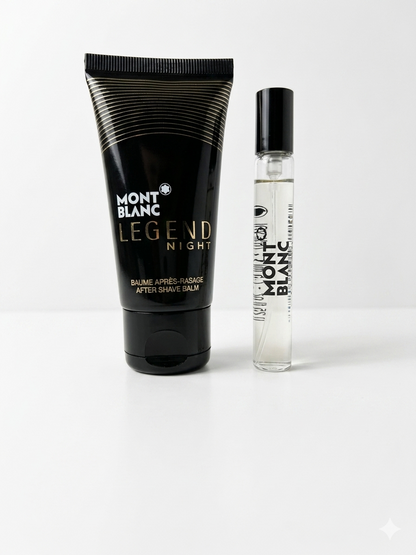 Montblanc After Shave Balm and Eau de Parfum / Fragrance Travel mini combo