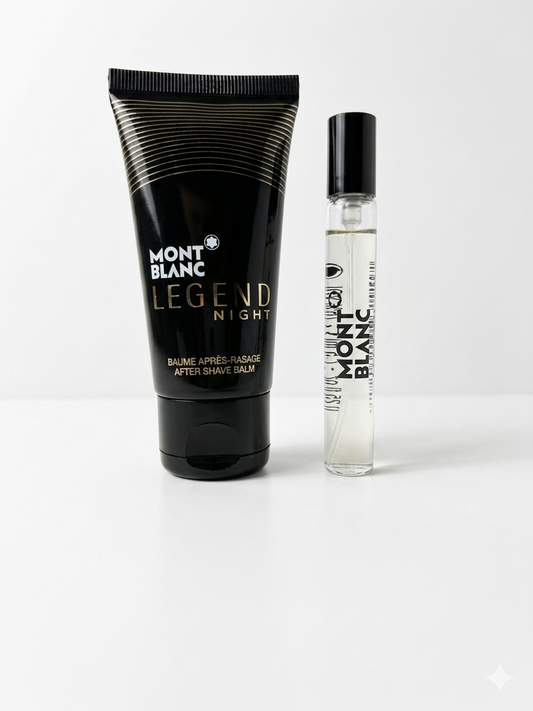 Montblanc After Shave Balm and Eau de Parfum / Fragrance Travel mini combo