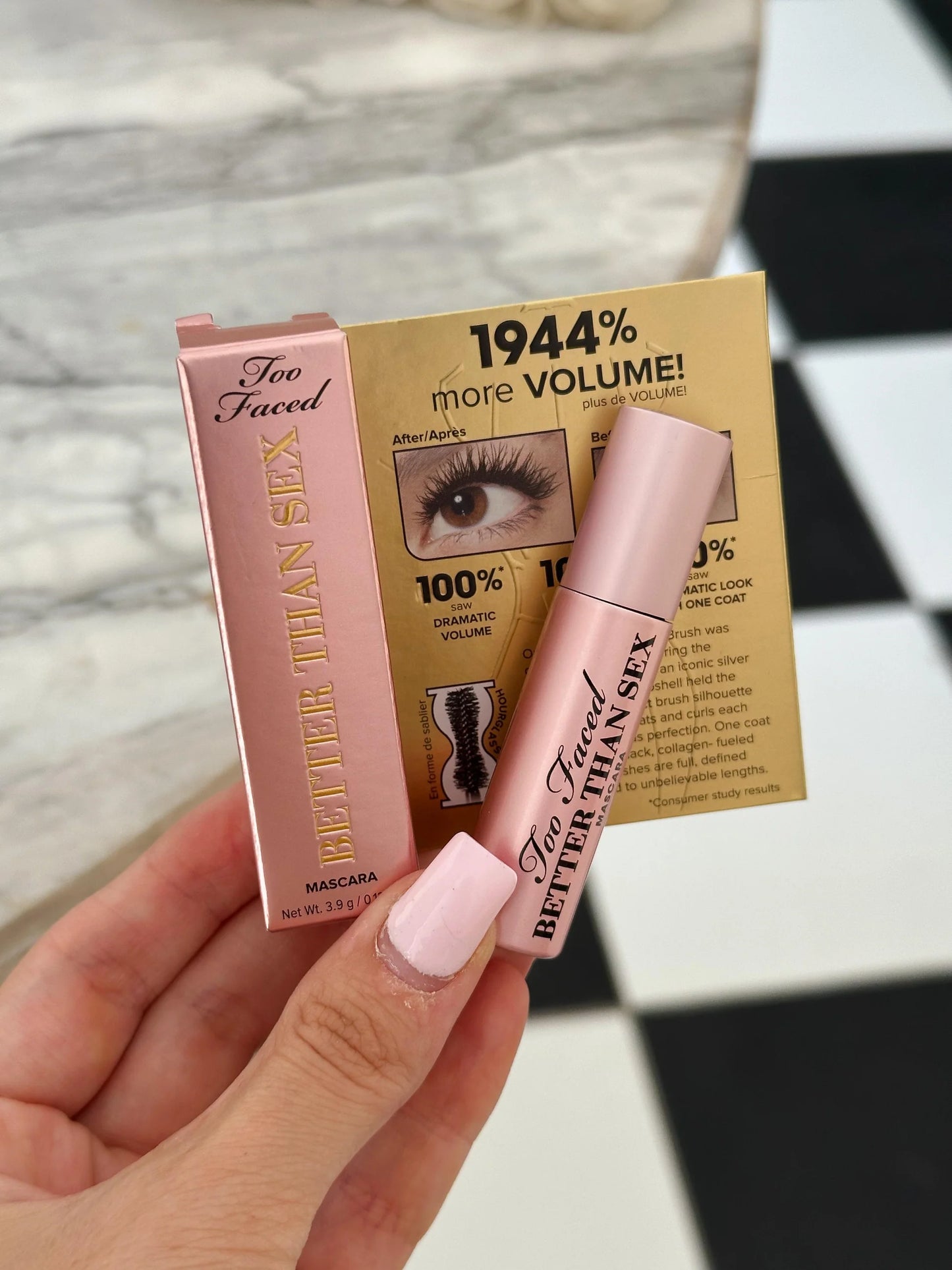 Too Faced Better Than Sex Mascara – 3.9g Miniature