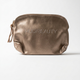 Huda Beauty Metallic Cosmetic Bag