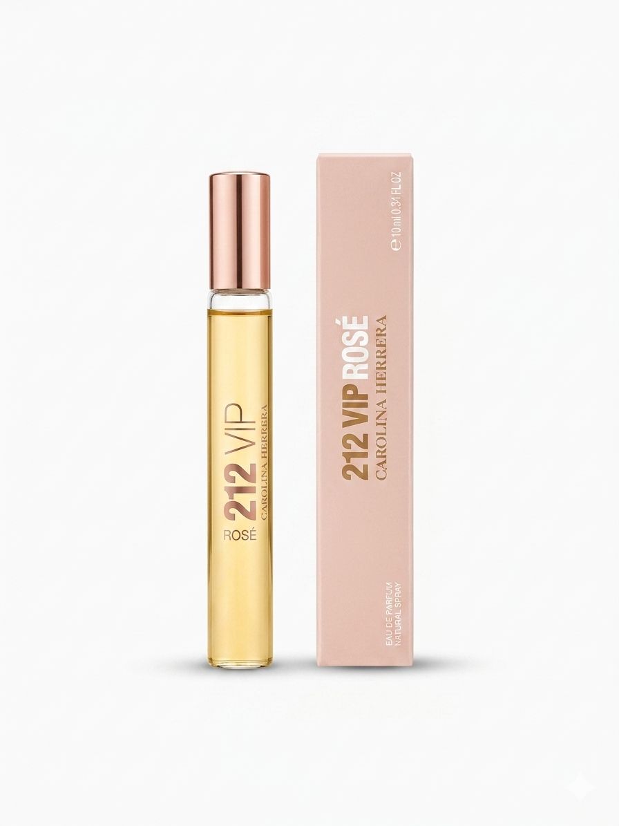 Carolina Herrera 212 VIP Rosé Eau de Parfum Travel Spray 10 ml (0.34 FL. OZ.),