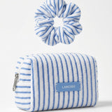 Laneige chic blue and white small cosmetic bag Combo