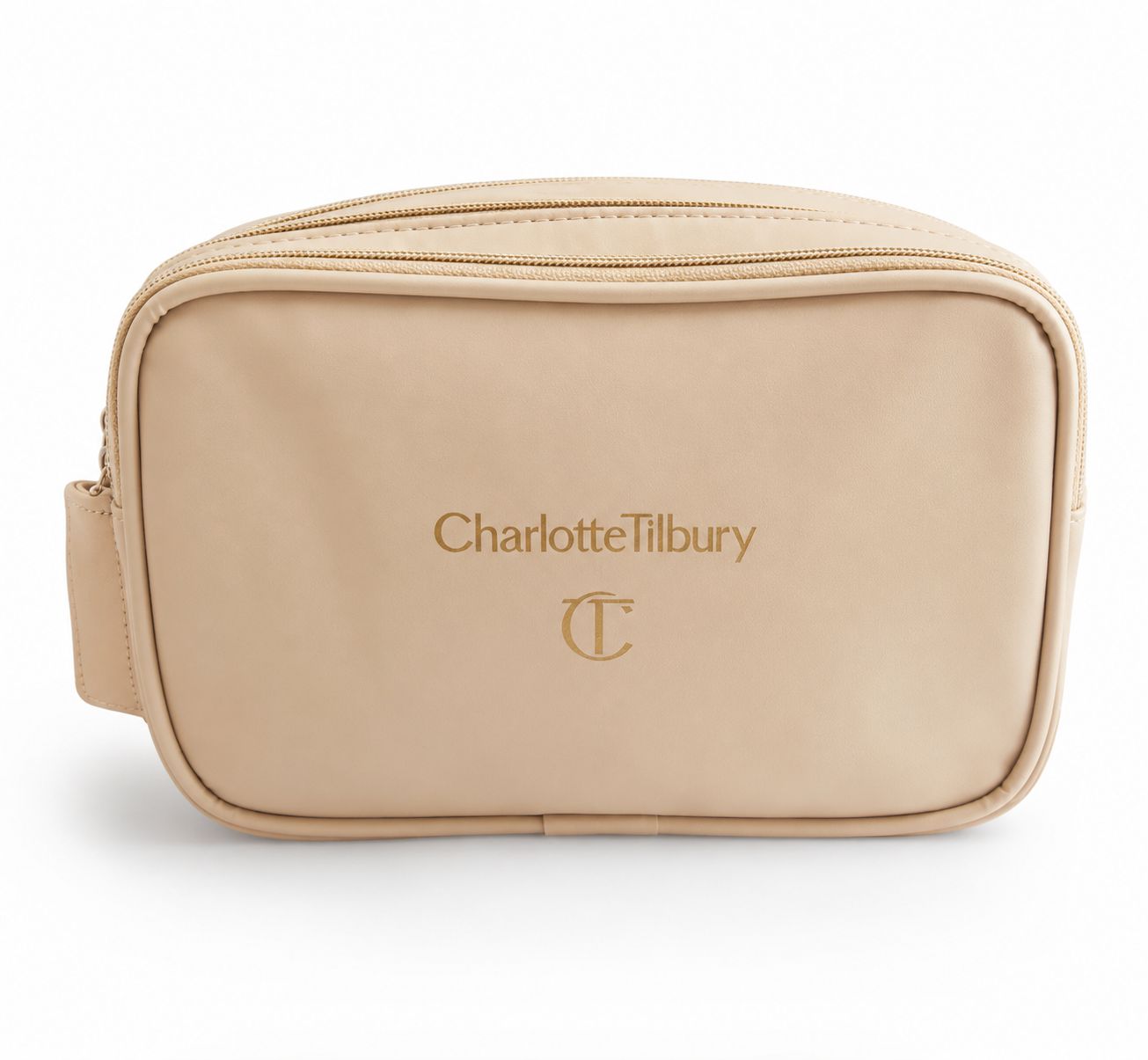 Charlotte Tilbury makeup organizer bag.