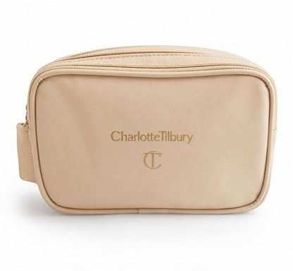 Charlotte Tilbury makeup organizer bag.