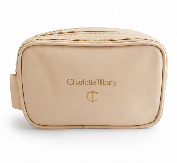 Charlotte Tilbury makeup organizer bag.