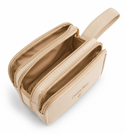 Charlotte Tilbury makeup organizer bag.