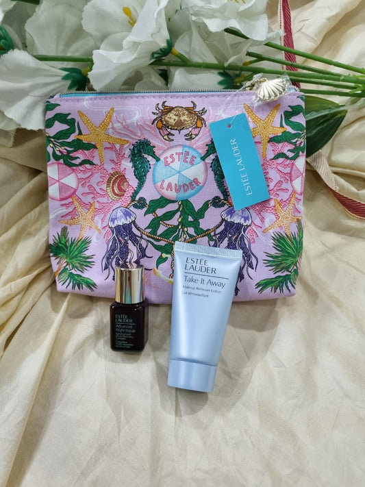 Estée Lauder Mini Advanced Night Repair & Mini Take It Away Set with Travel Pouch